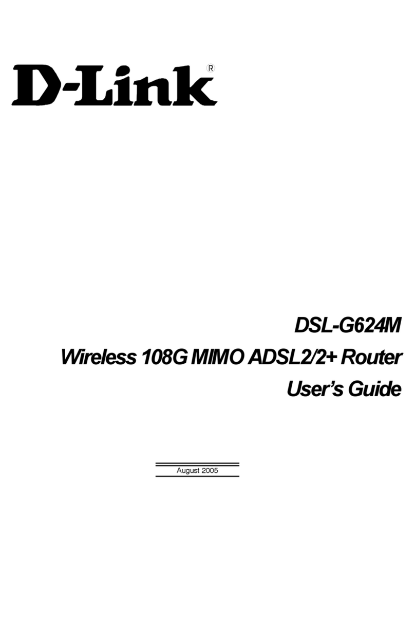 D-Link DSL-G624M User manual