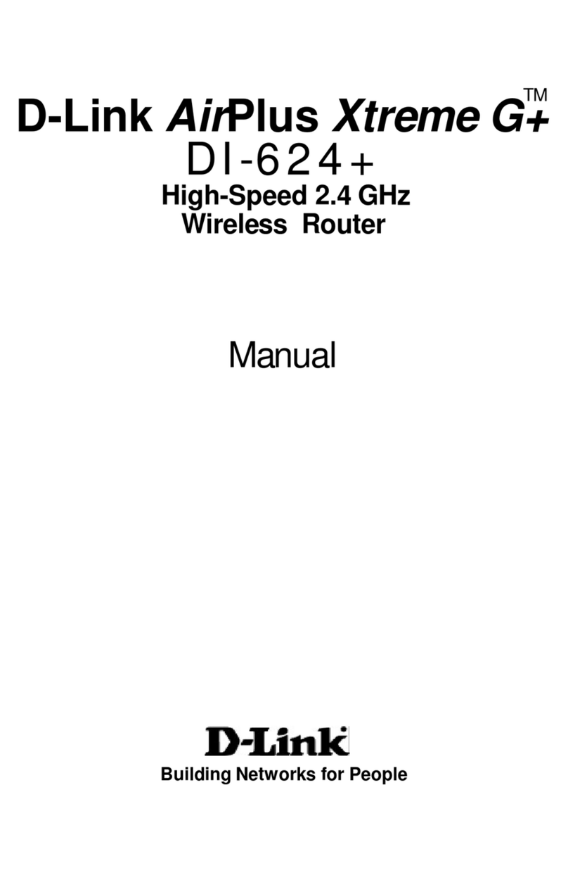D-Link AirPlus Xtreme G+ DI-624+ User manual