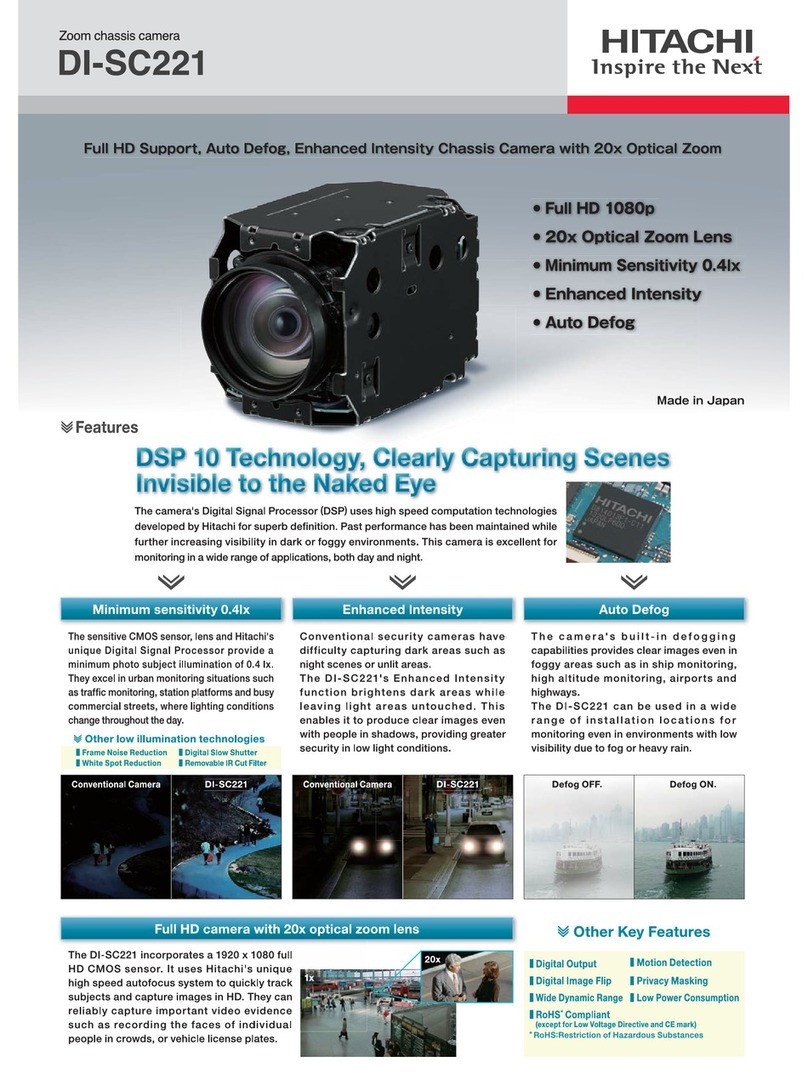 Hitachi DI-SC221 User manual