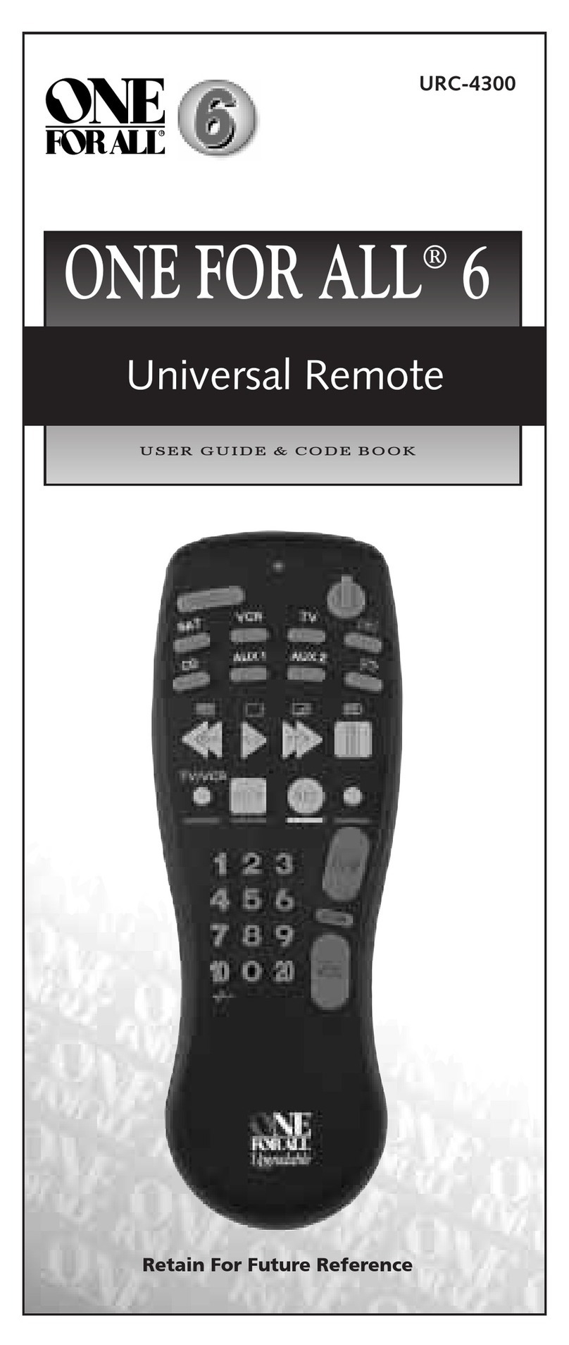 One Forall KAMELEON 6 User guide & code book