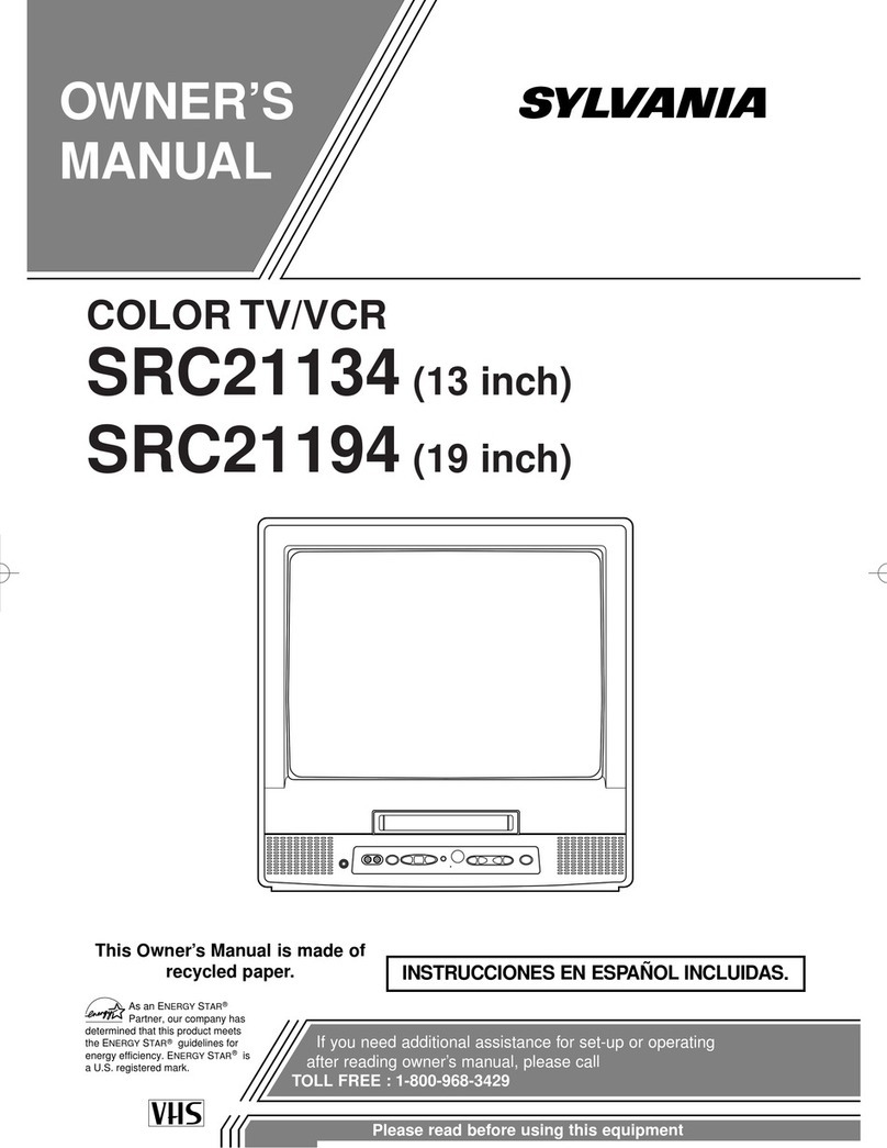 Sylvania SRC21134 User manual