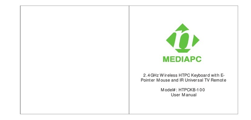 MEDIAPC HTPCKB-100 user manual