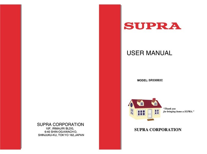 Supra SR330B2C User manual