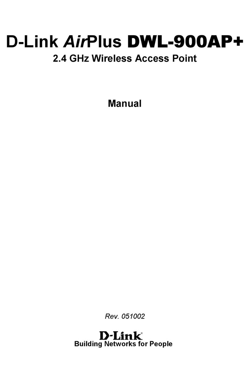 D-Link AirPlus DWL-900AP+ User manual D-Link AirPlus DWL-900AP+ User manual