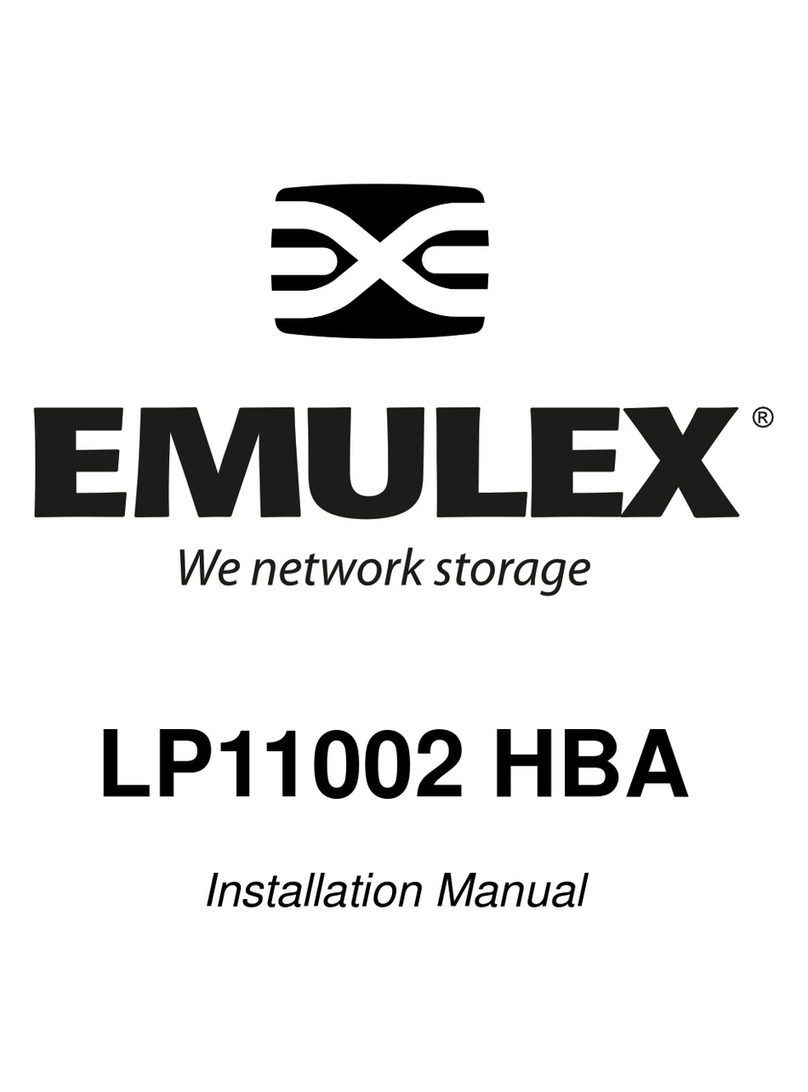 Emulex LP11002 HBA User manual
