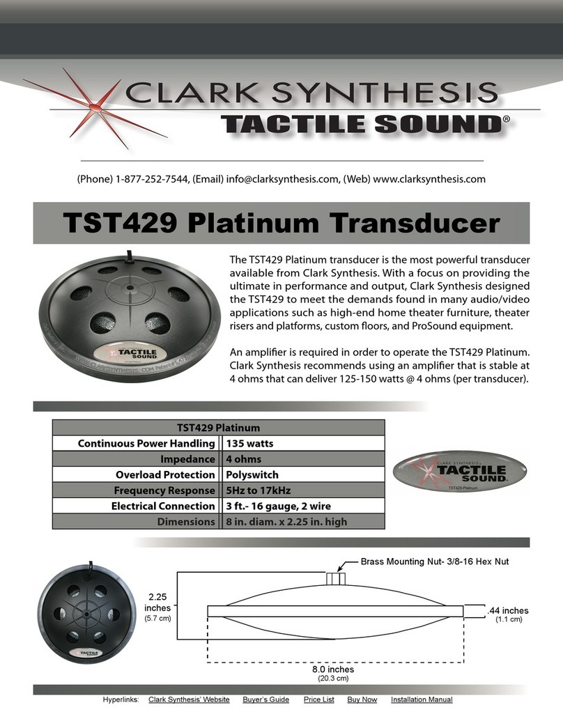 Clark Synthesis TST429 specification