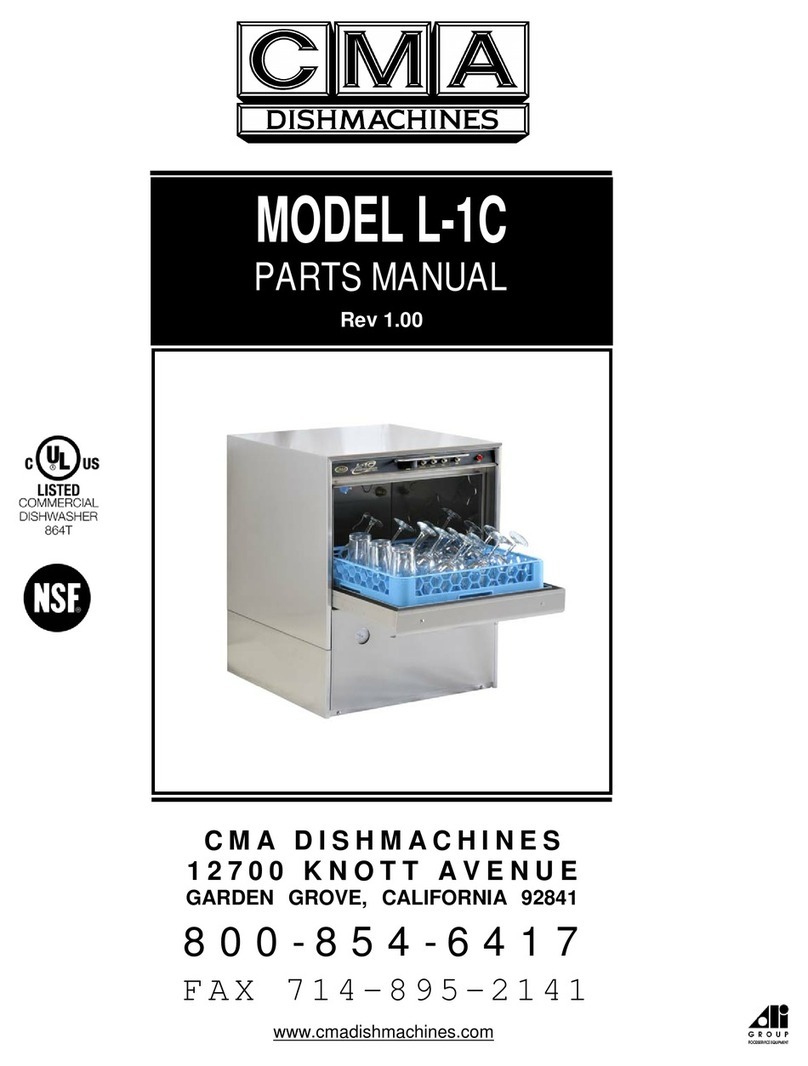CMA Dishmachines L-1C User manual CMA Dishmachines L-1C User manual