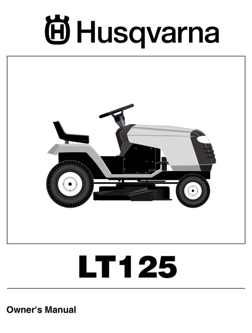 Husqvarna LT125 owner's manual