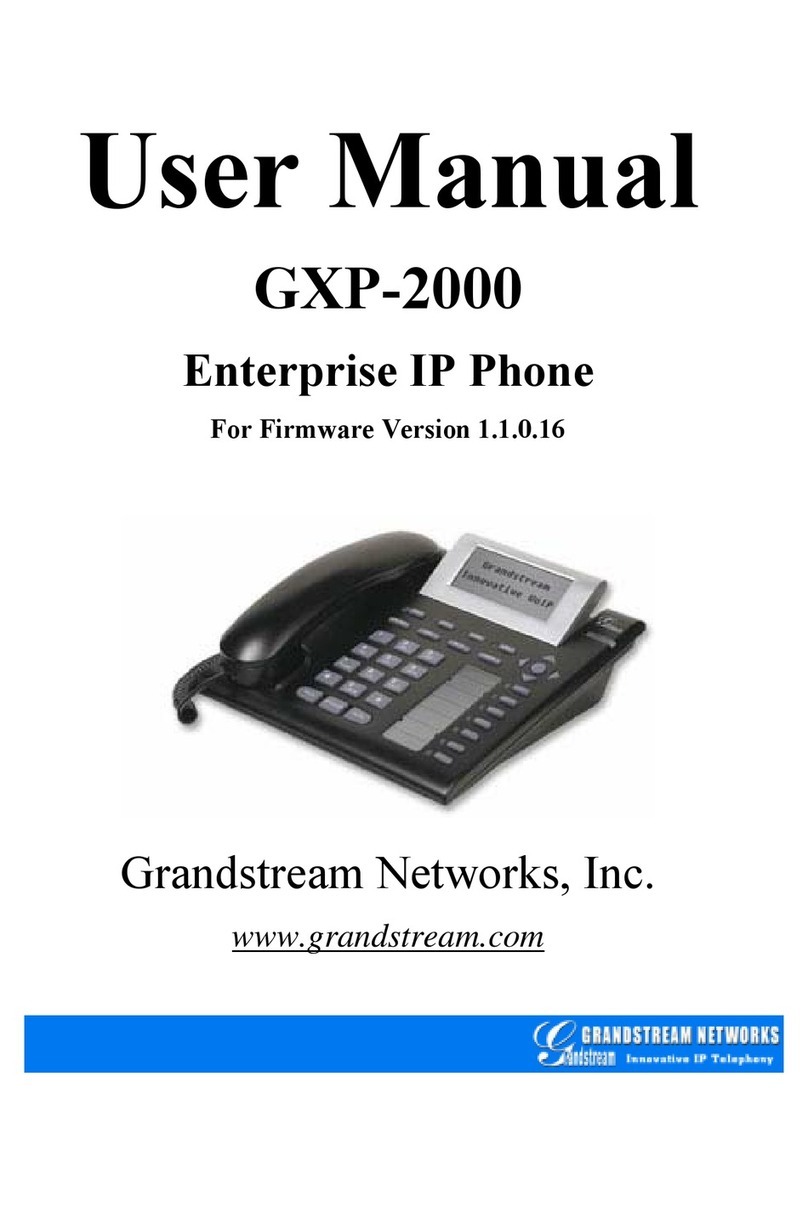Grandstream Networks Grandstream GXP-2000 User manual