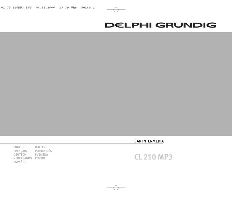 DELPHI GRUNDIG CL 210 MP3 instruction manual
