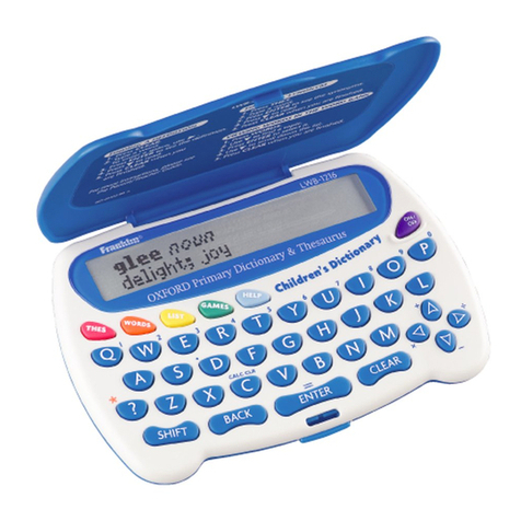 Franklin LWB-1216 Parents' guide