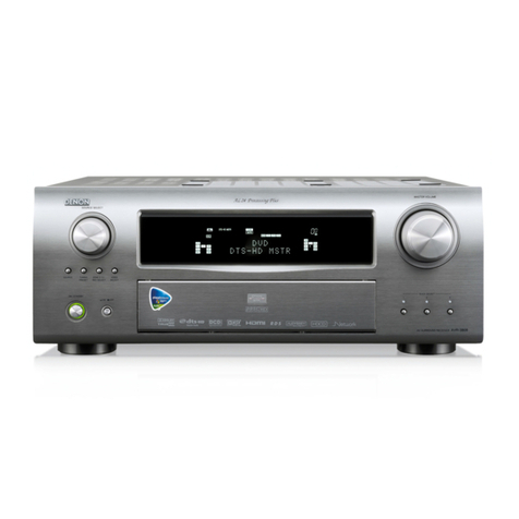 Denon AVR-3808 User manual