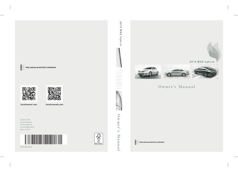 Lincoln 2014 MKZ owner's manual