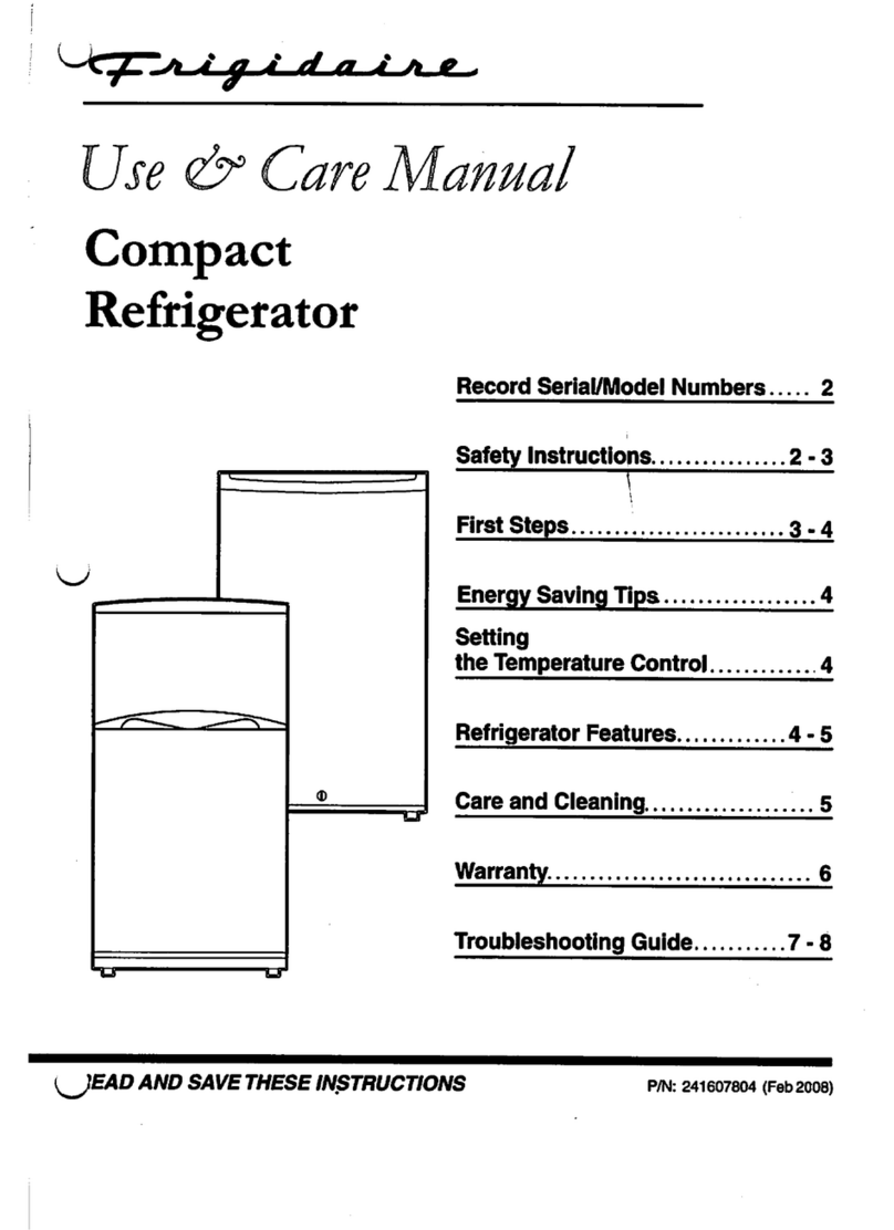 Frigidaire FRC331GM User manual