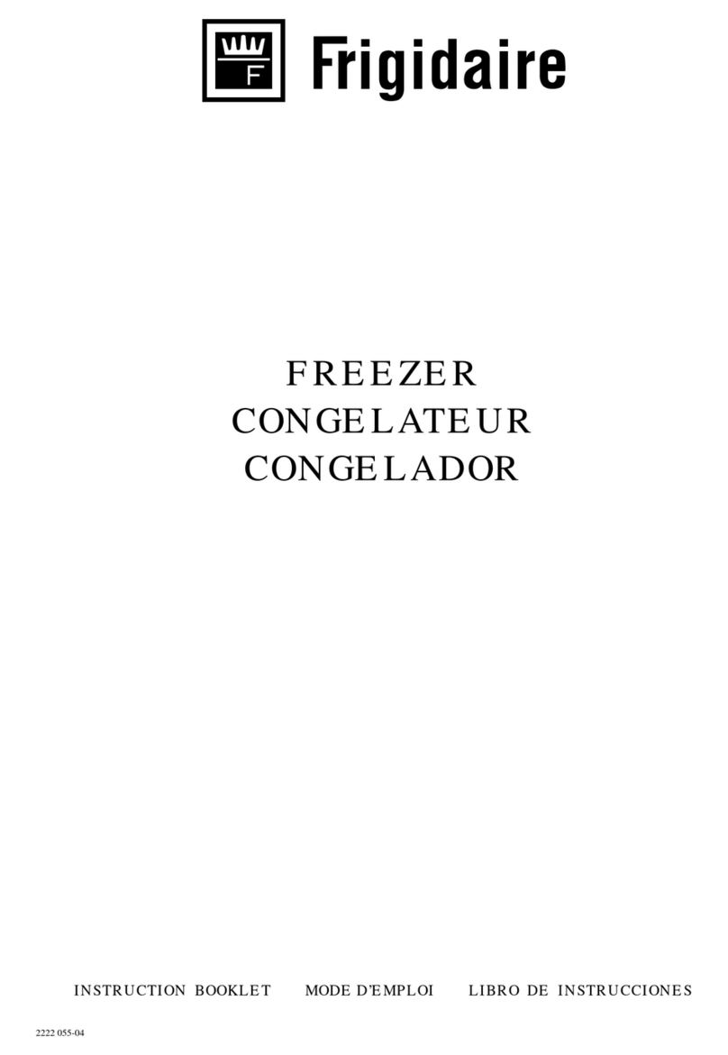 Frigidaire FV2502C Instruction booklet