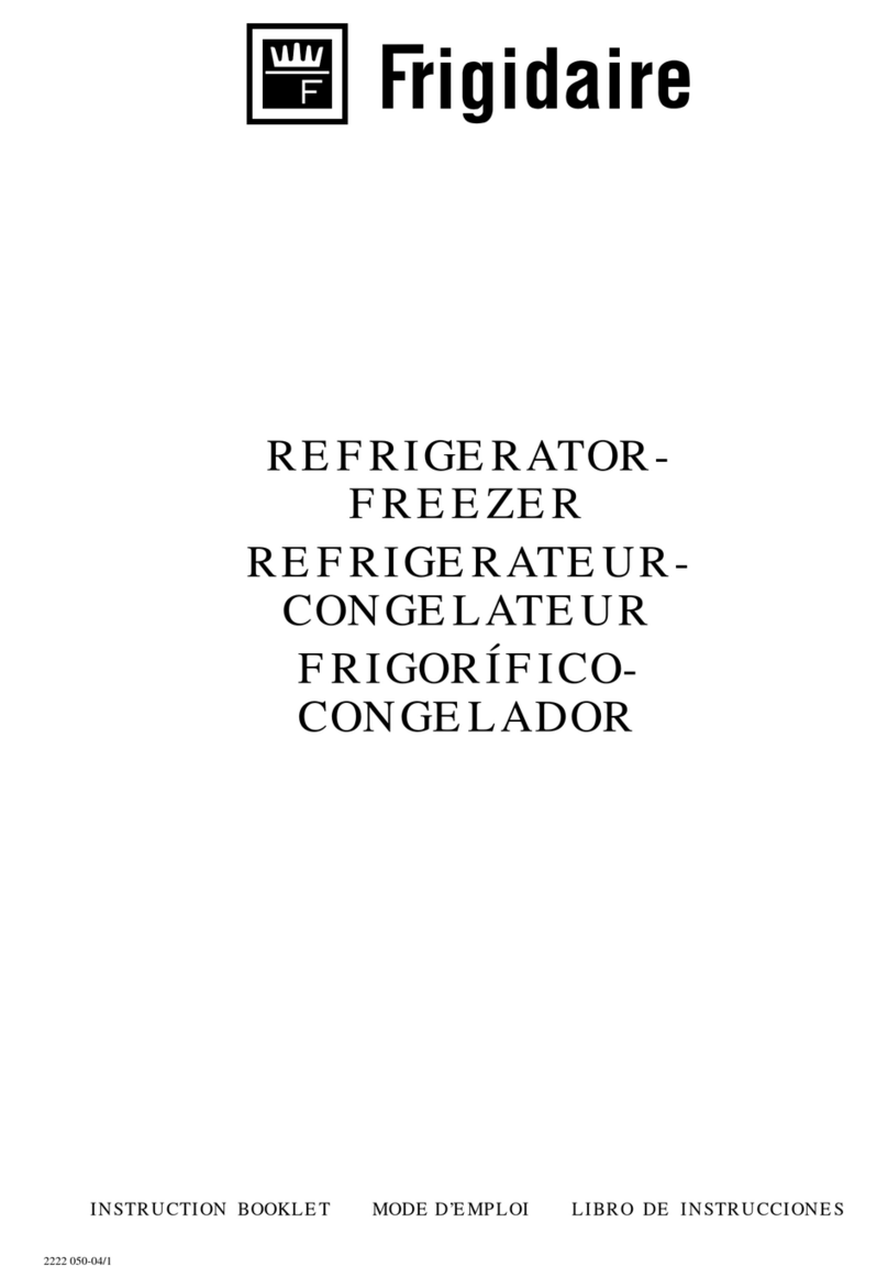 Frigidaire RF2252C Instruction booklet