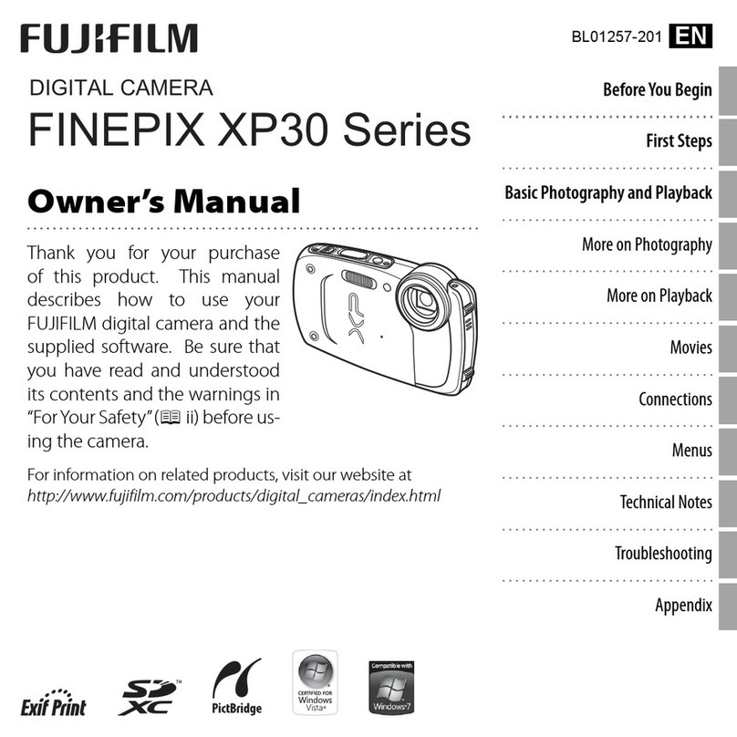 FujiFilm FINEPIX XP30 Series owner's manual