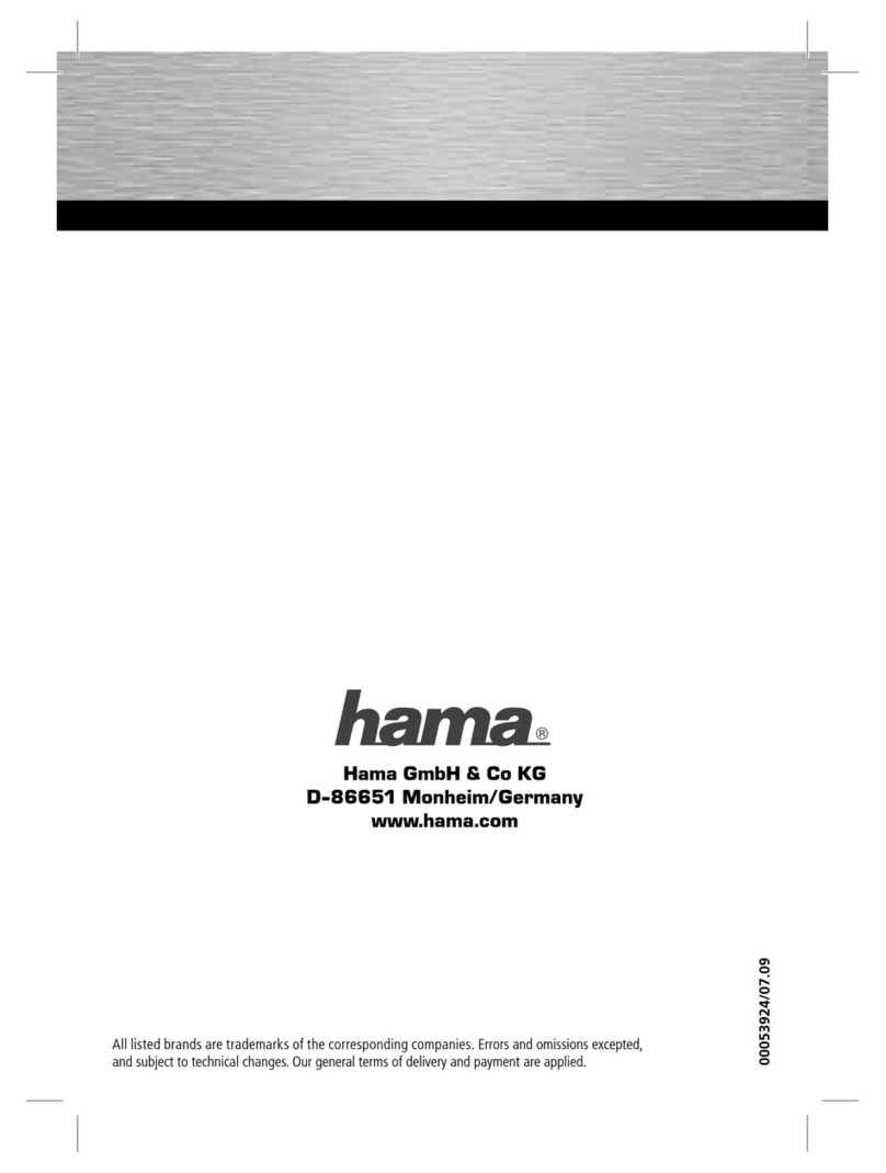Hama Messenger Set III User manual Hama Messenger Set III User manual