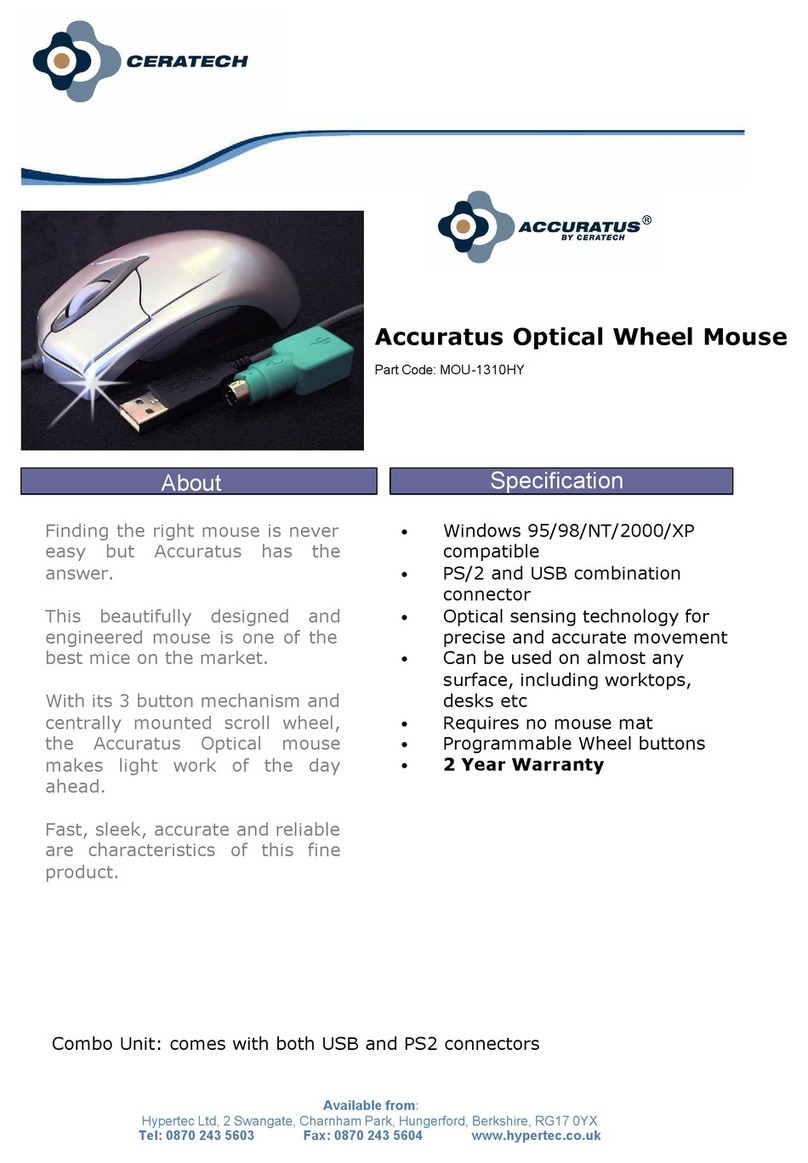 Hypertec MOU-1310HY specification
