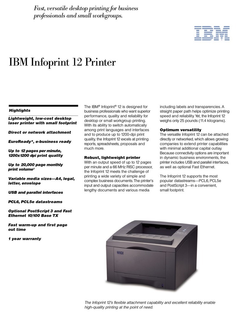 IBM Infoprint 12 Manual