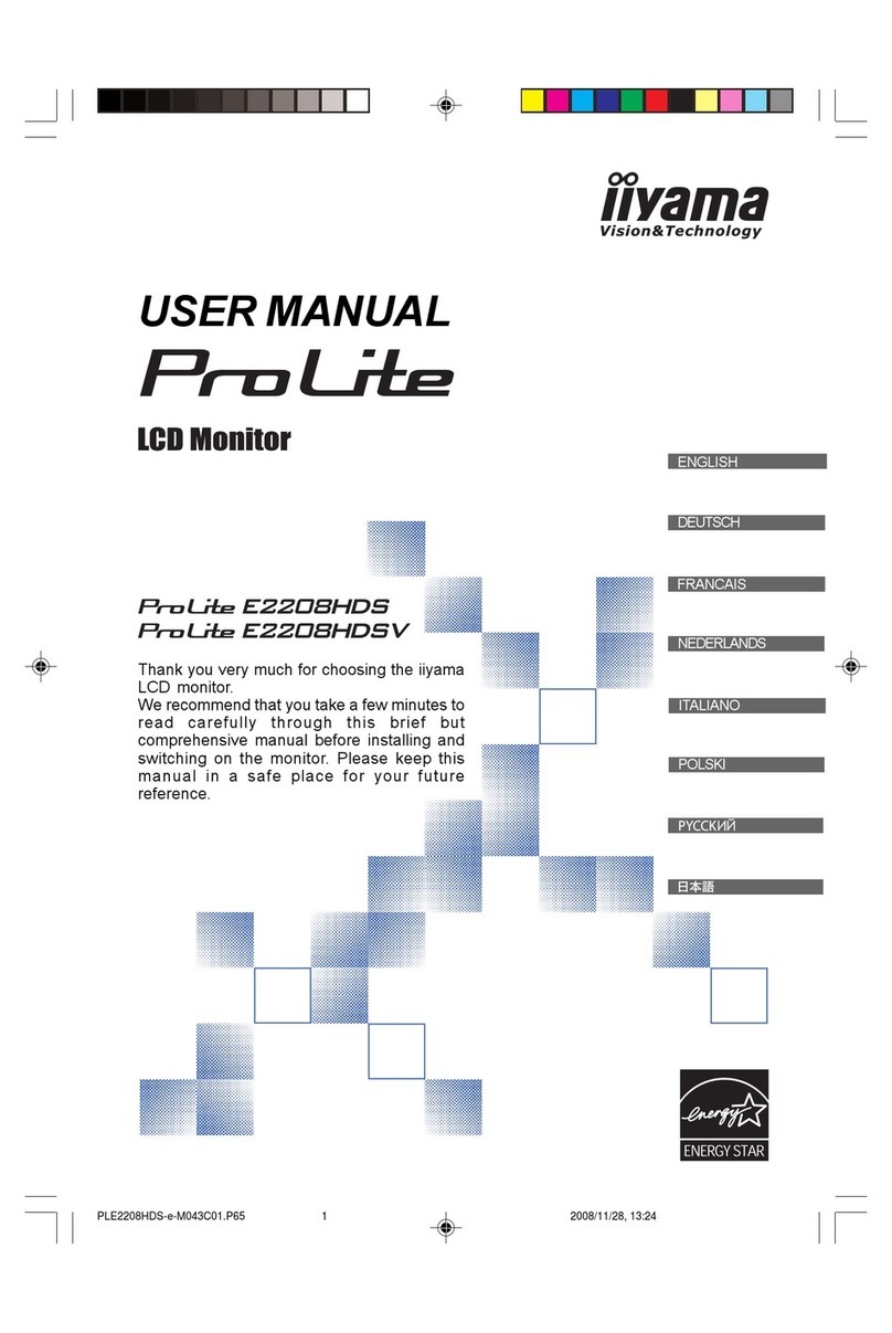 Iiyama ProLite E2208HDS User manual