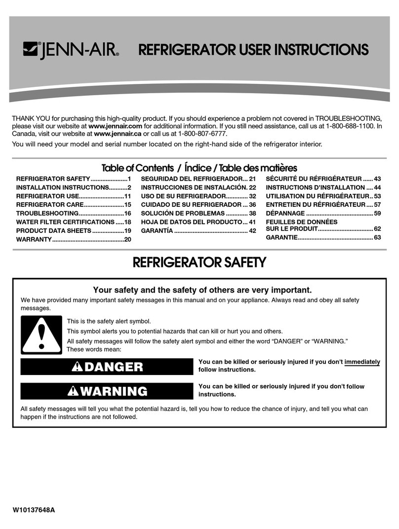 Jenn-Air JBL2088HES3 User manual