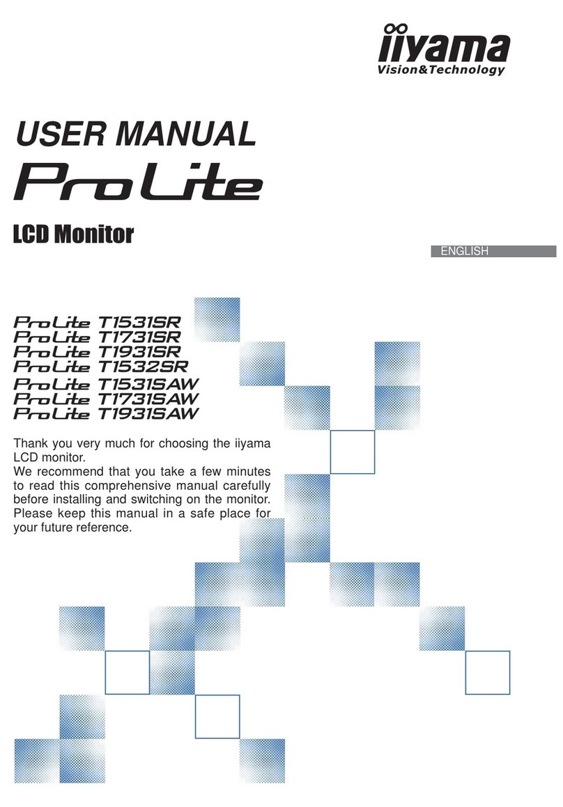 Iiyama ProLite T1531SR User manual