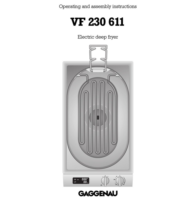 Gaggenau VF 230 611 Operating and assembly instructions