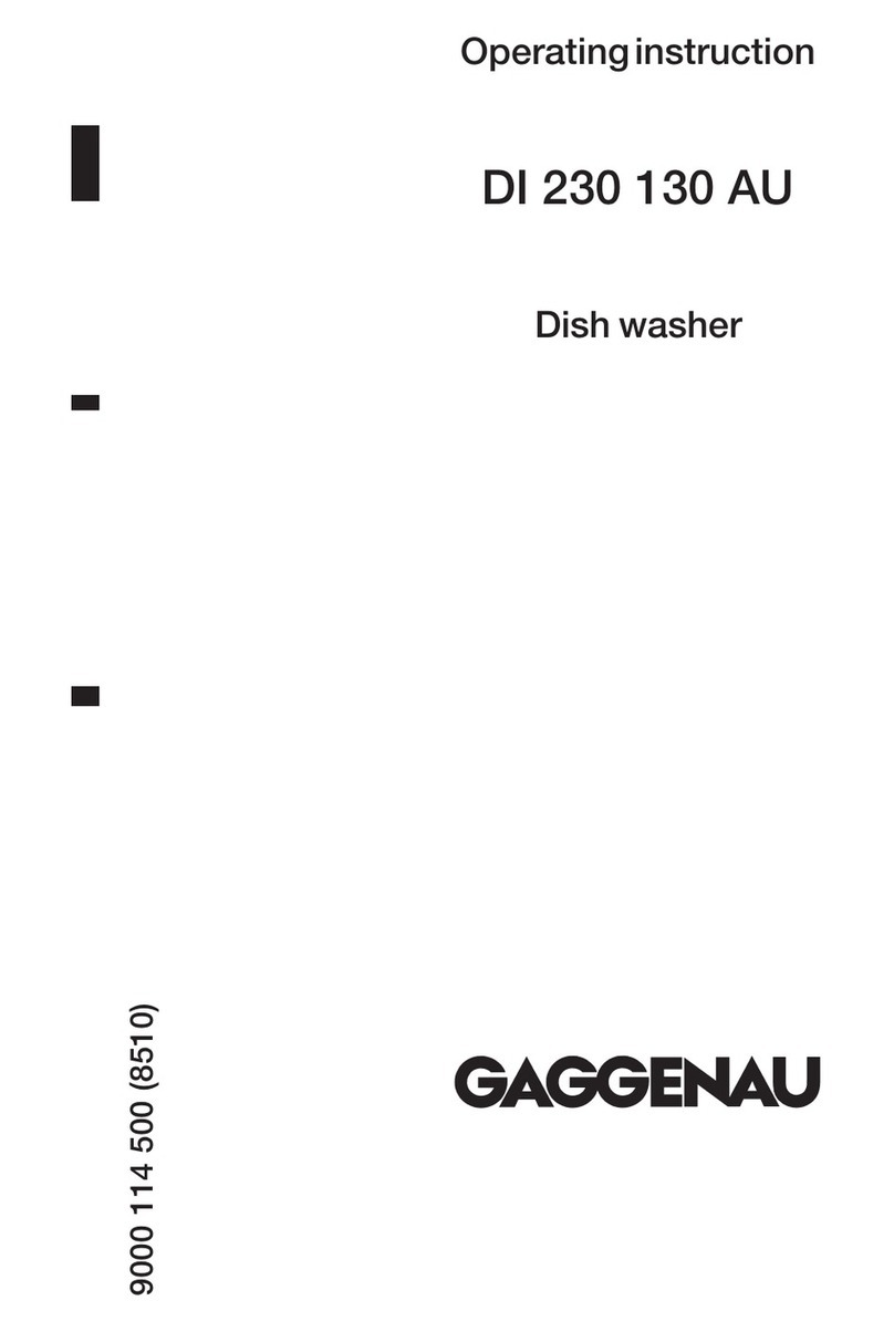 Gaggenau DI 230 AU operating instructions