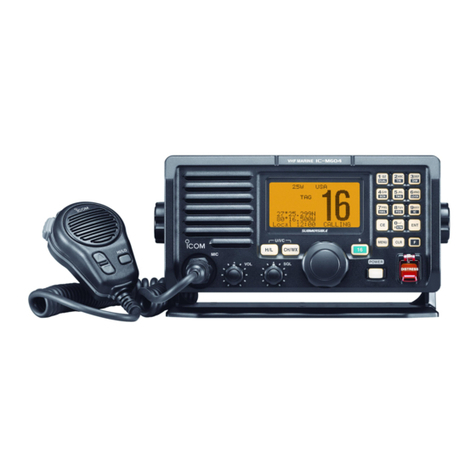 Icom IC-M604 User manual