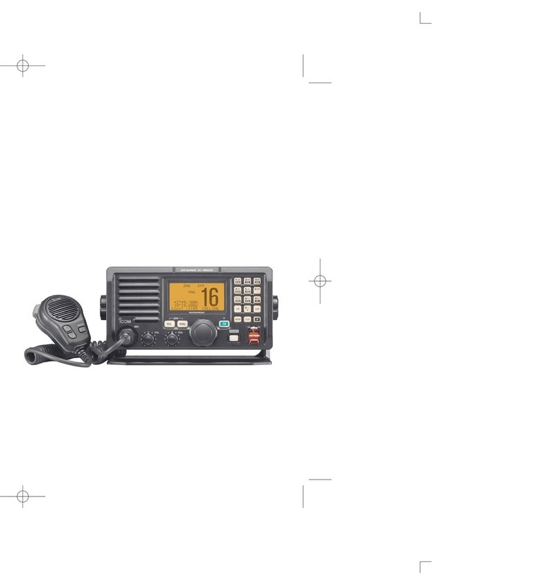 Icom IC-M603 User manual