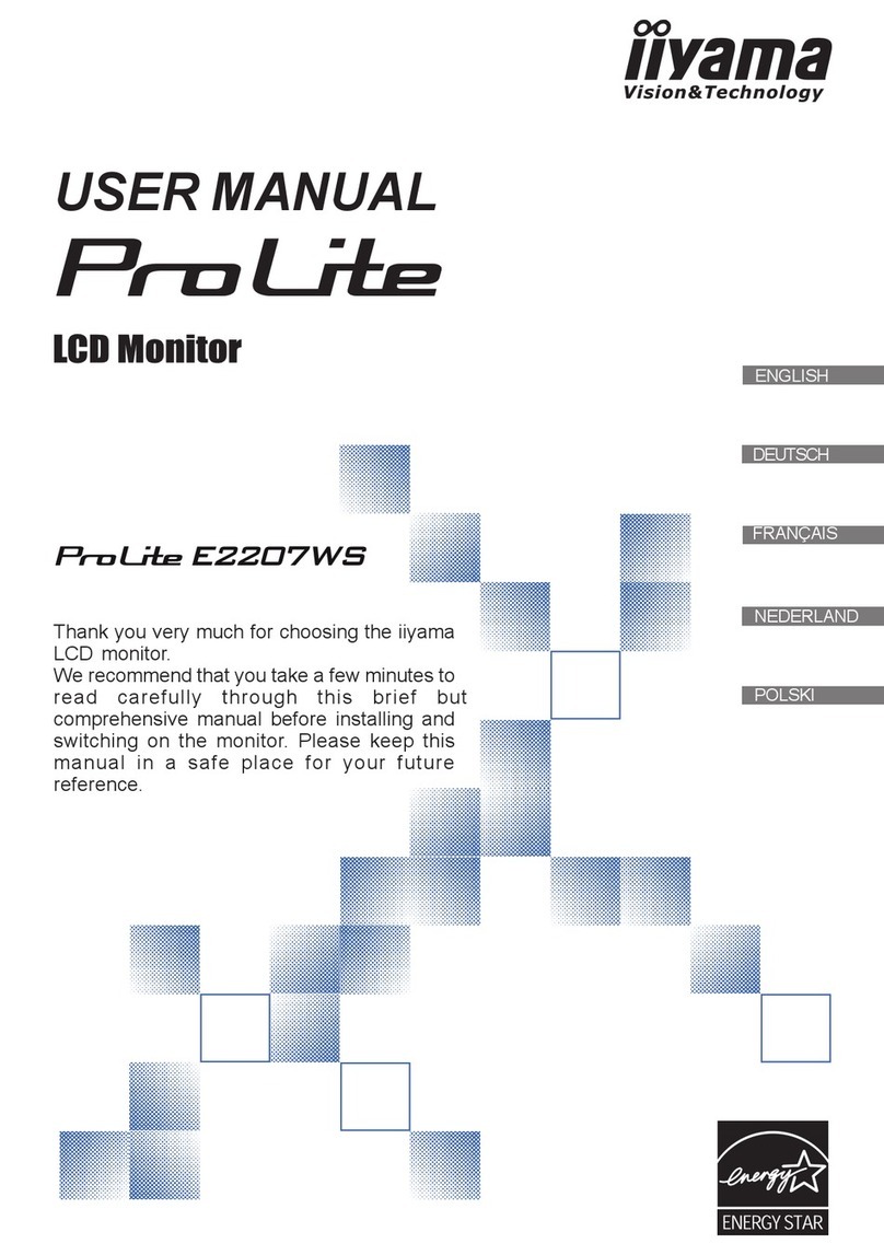 Iiyama ProLite E2207WS User manual