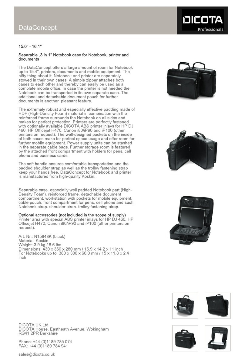 Dicota N15848K User manual