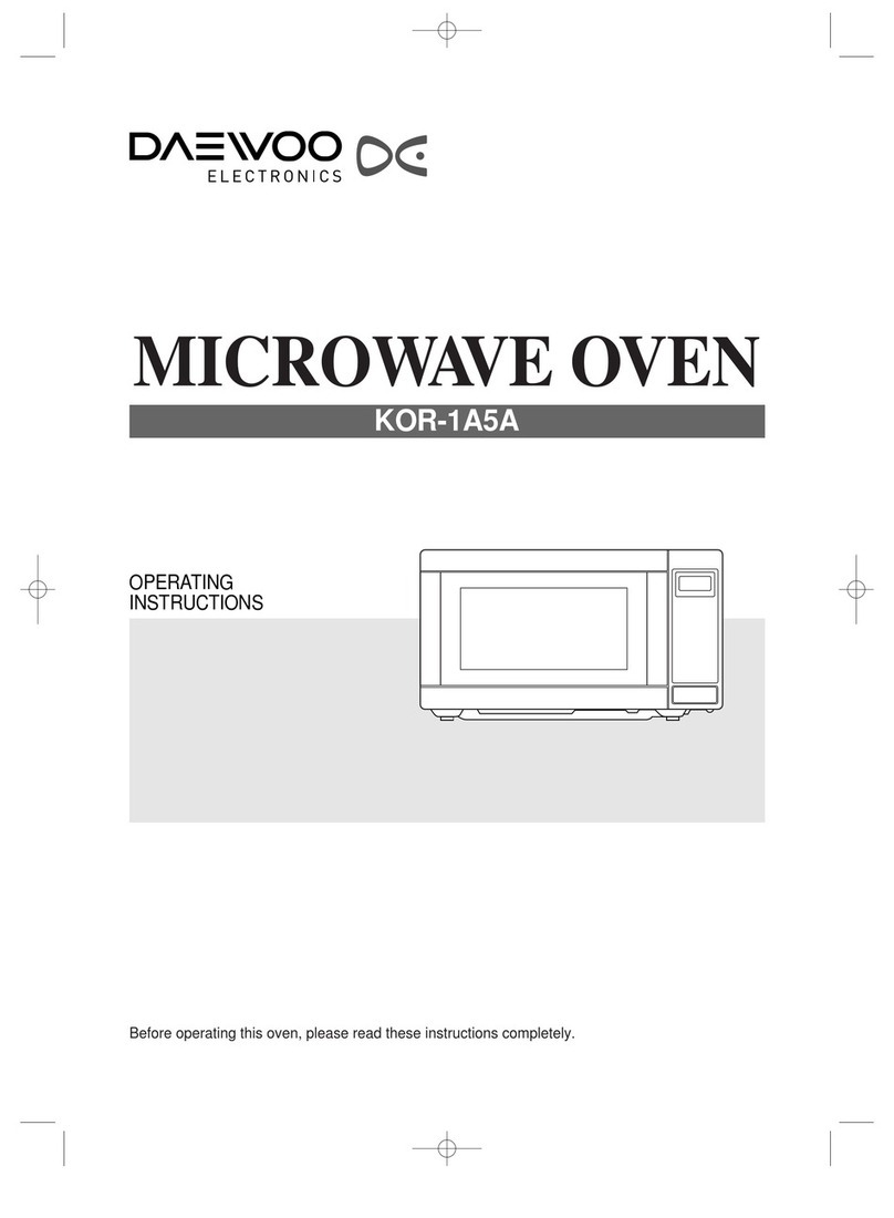 Daewoo KOR-1A5A User manual