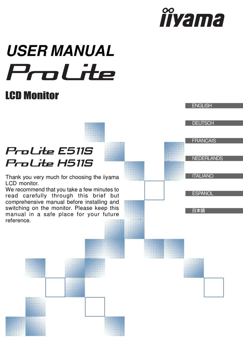 Iiyama ProLite E511S User manual