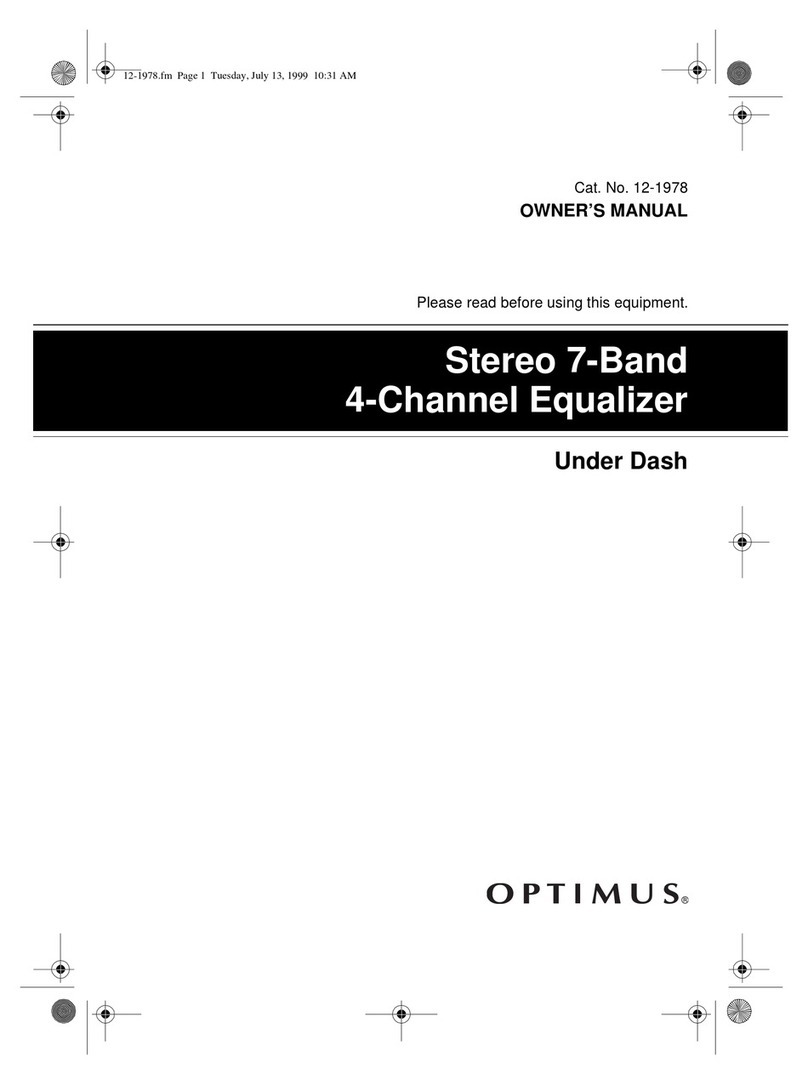 Optimus 12-1978 owner's manual