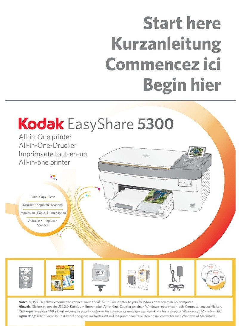 Kodak 5300 - EASYSHARE All-in-One Color Inkjet Instruction Manual