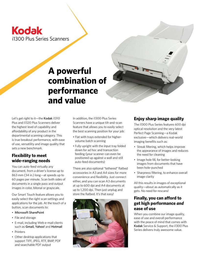 Kodak i1300 Plus Series User manual