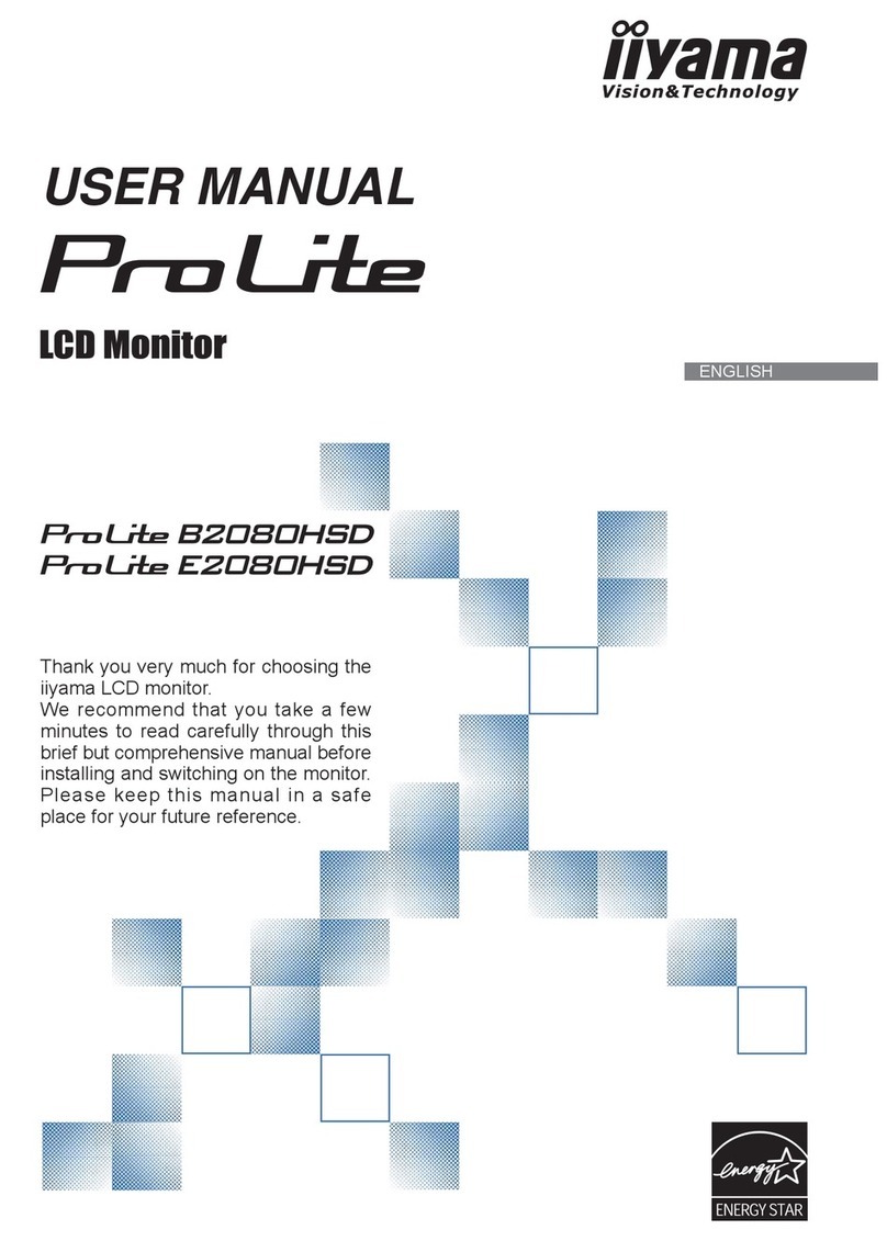Iiyama ProLite B2080HSD User manual