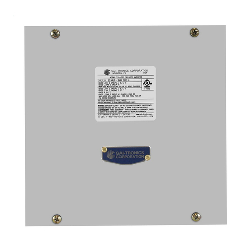 GAI-Tronics 751-002 Installation guide