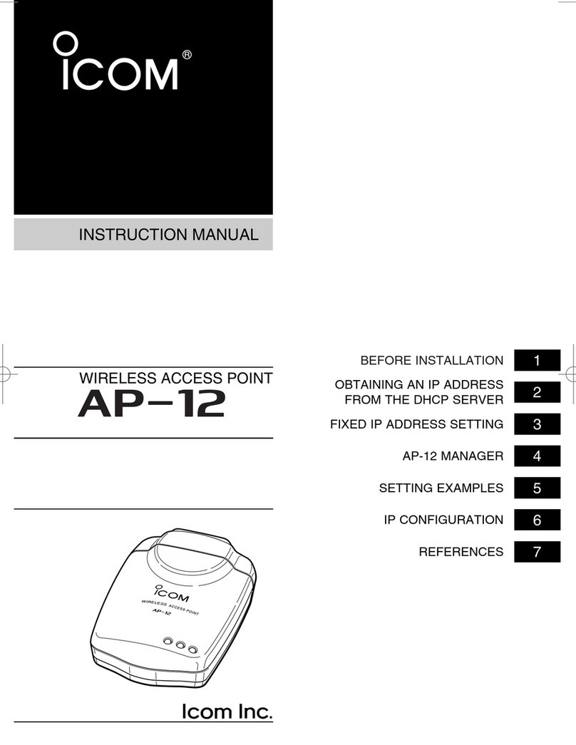 Icom AP-12 User manual