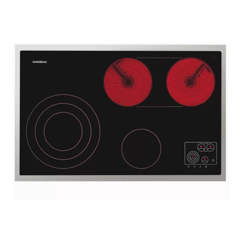 Gaggenau CK 482 Operating and assembly instructions