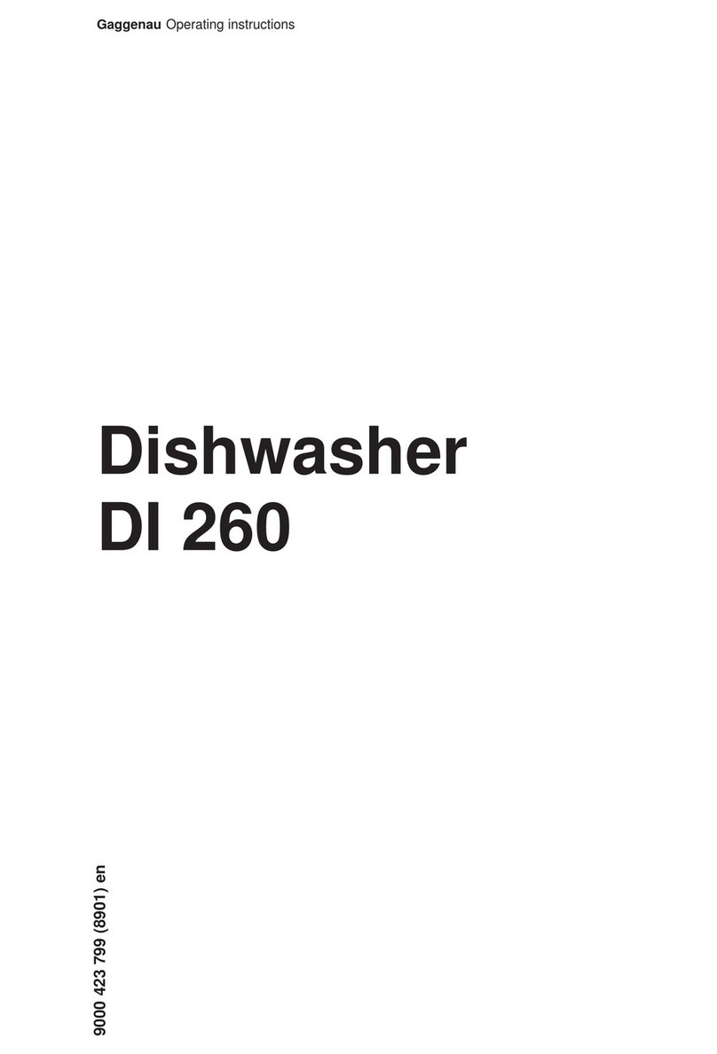 Gaggenau DI 260 operating instructions