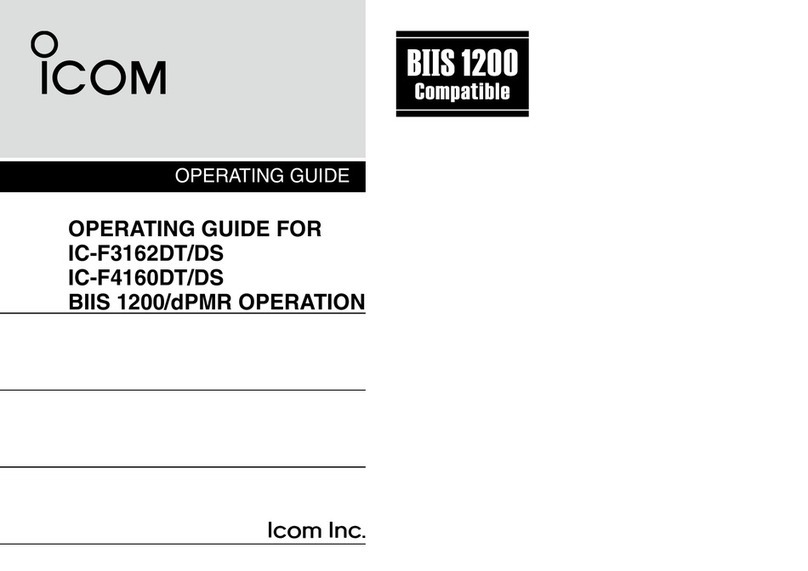 Icom IC-F4160DS operating guide
