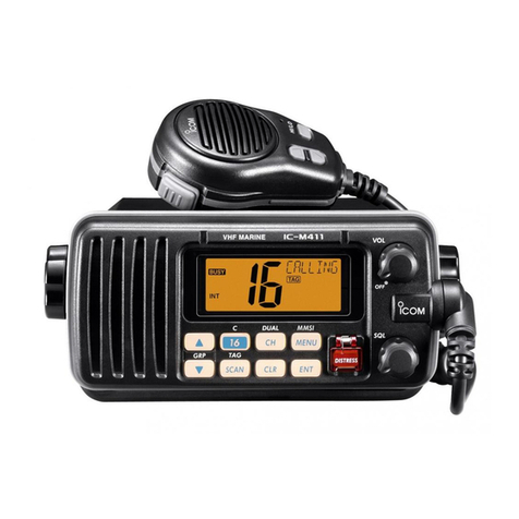 Icom IC-M411 User manual