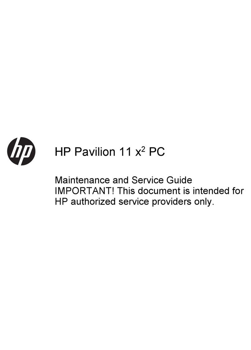 HP Pavilion 11 x2 PC Manual