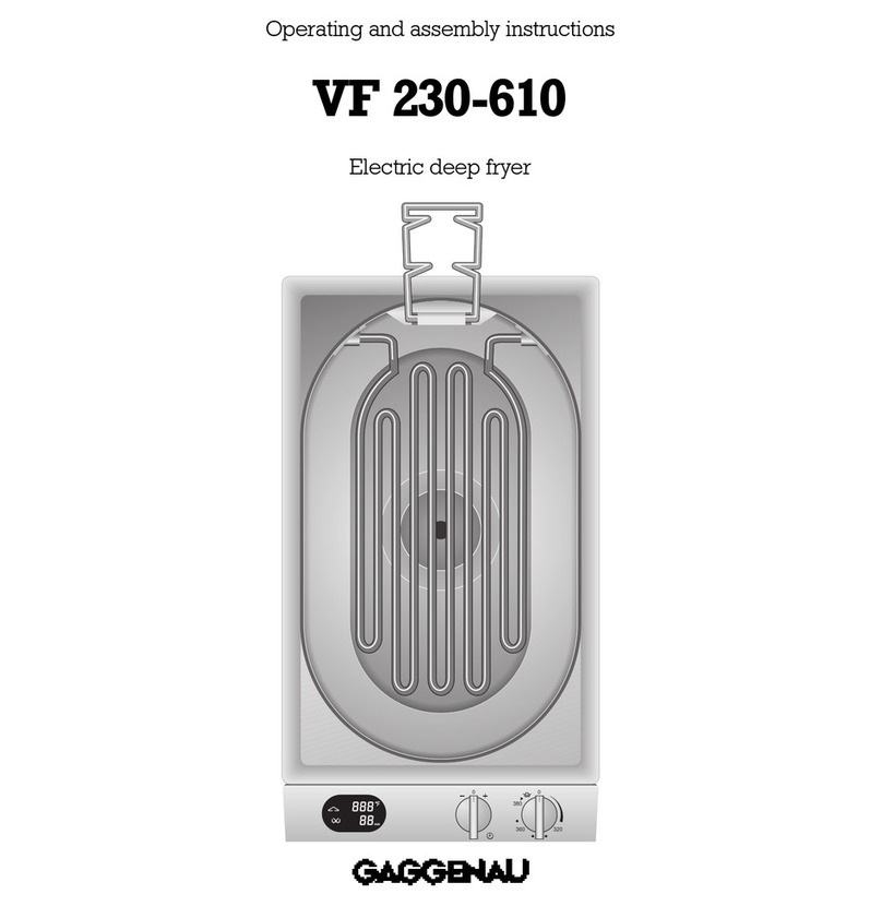 Gaggenau VF 230-610 Operating and assembly instructions