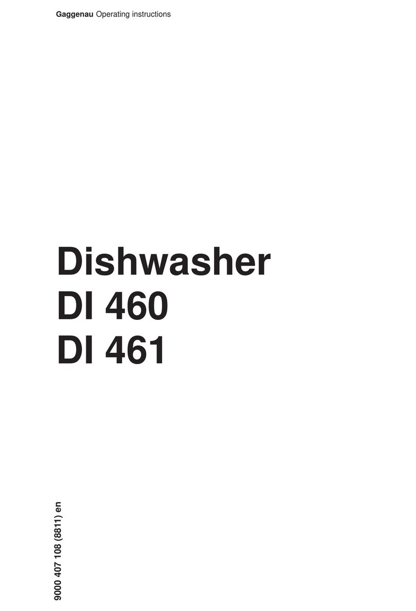 Gaggenau DI 461 operating instructions