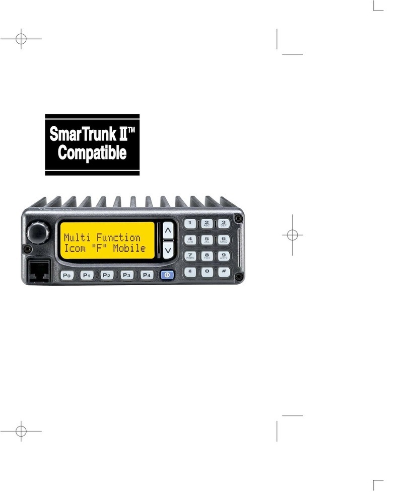 Icom IC-F1610 User manual