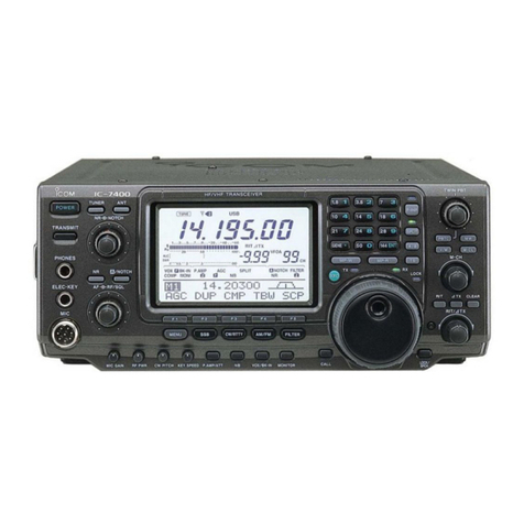 Icom IC-7400 User manual